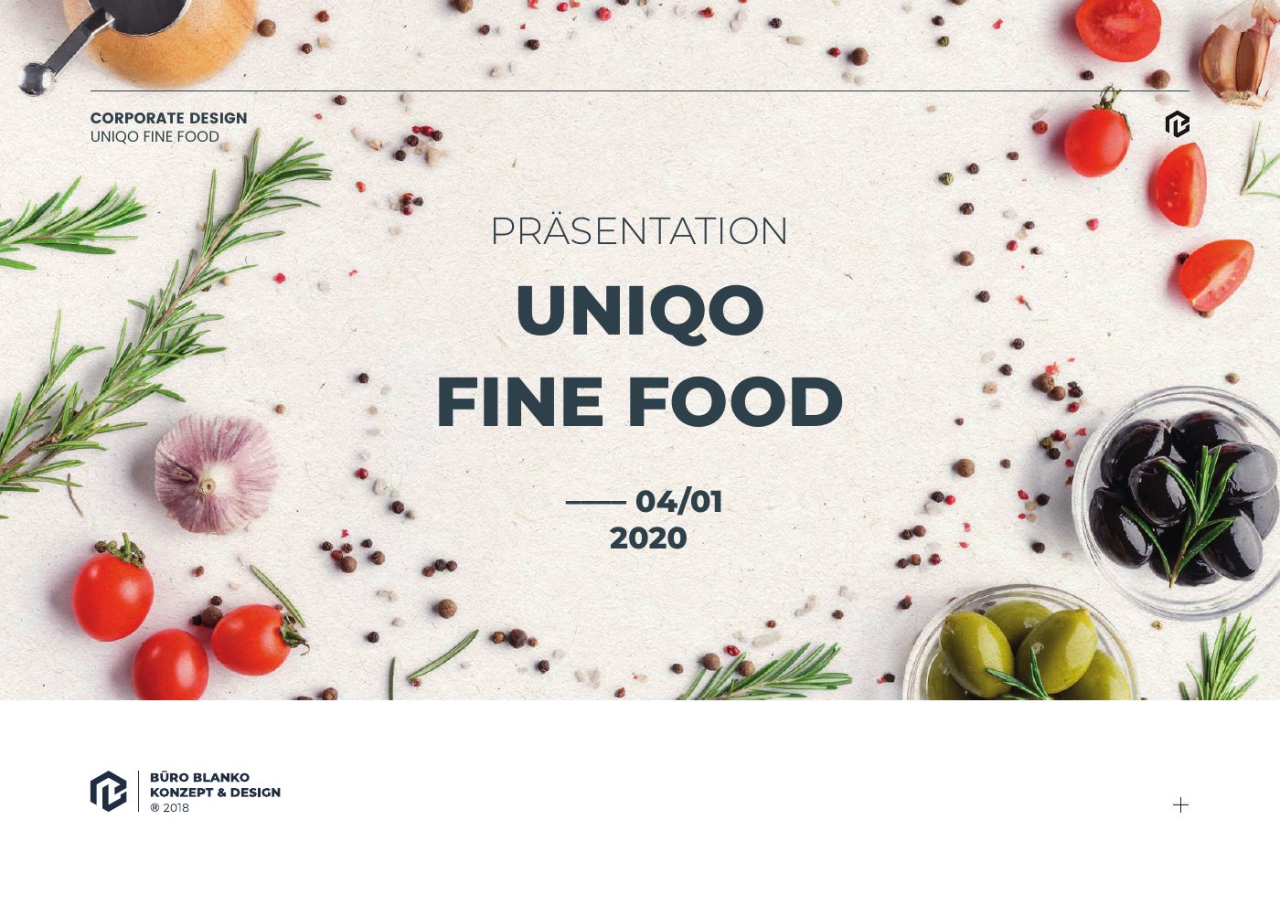 Uniqo Finefood, Seite 1